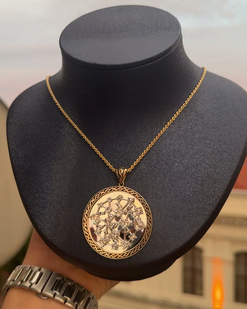 Joy Onaylı İkinci El 4,71 Karat Pırlanta Madalyon Kolye