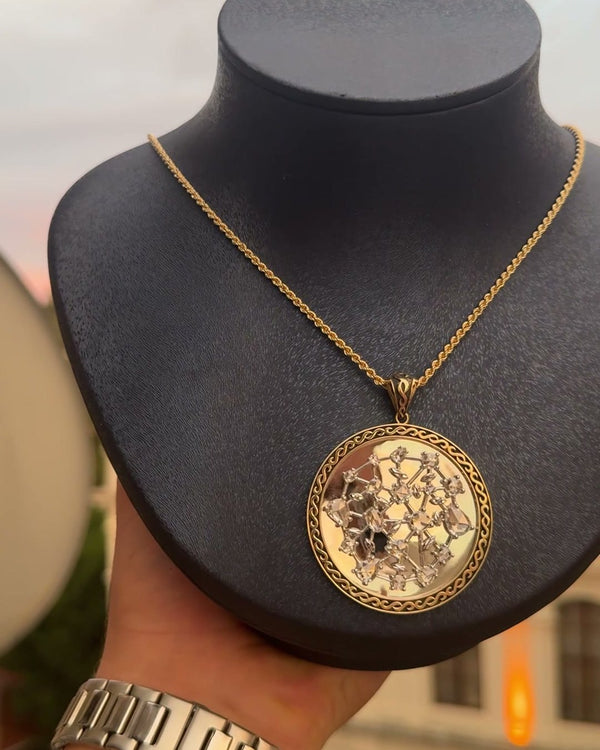Joy Onaylı İkinci El 4,71 Karat Pırlanta Madalyon Kolye